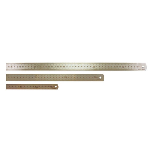 [170-1521] 150mm/6in Stainless Steel Ruler - Metric/Imperial