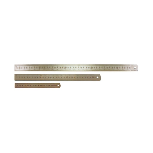 [170-3021] 300mm/12in Stainless Steel Ruler - Metric/Imperial
