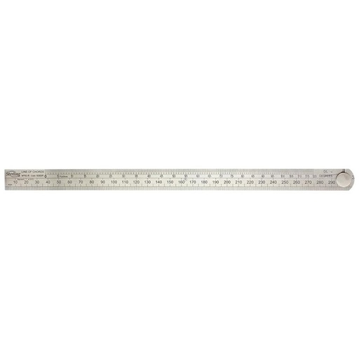[170-6060R] 600mm 60R Type Folding Line of Chords Rule