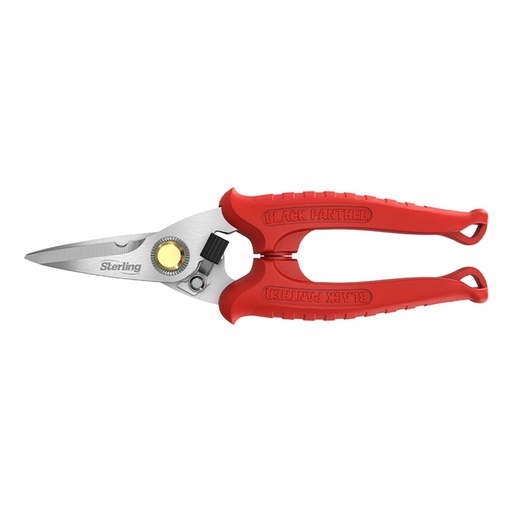 [170-29-702] 185mm Black Panther Red Hi Tensile Industrial Snips