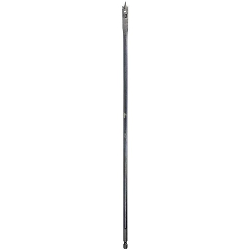 [170-TS08L-10] 10mm Long Series Spade Bit - TurboBORE (400mm/16in)