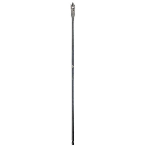 [170-TS08L-13] 13mm Long Series Spade Bit - TurboBORE (400mm/16in)