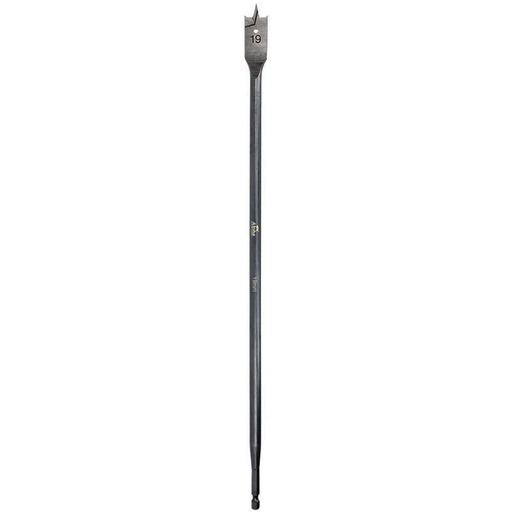 [170-TS08L-19] 19mm Long Series Spade Bit - TurboBORE (400mm/16in)