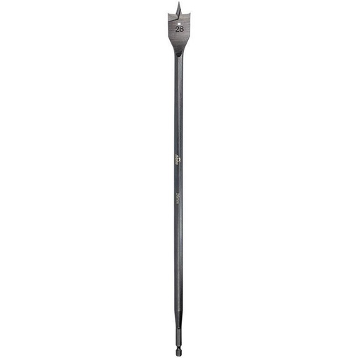[170-TS08L-26] 26mm Long Series Spade Bit - TurboBORE (400mm/16in)