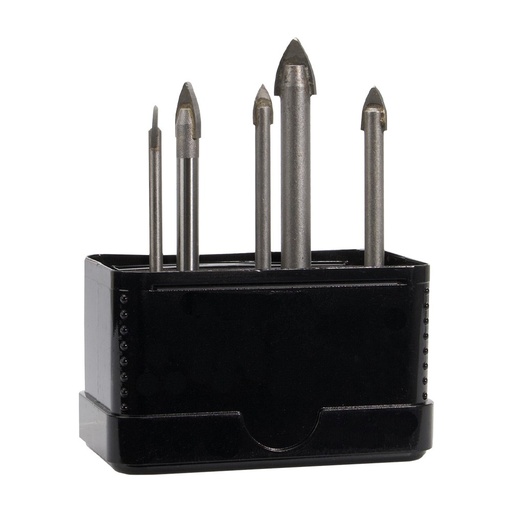 [170-9GTSET5] 5 Piece Spearpoint Drill Set - 4mm, 5mm, 6mm, 8mm & 10mm