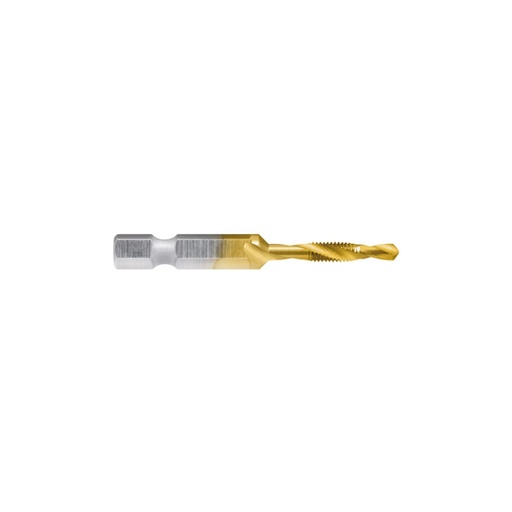[170-DTMC040] M4 x 0.7 HSS Combination Drill & Tap | TiN Coated