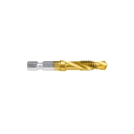 [170-DTMC080] M8 x 1.25 HSS Combination Drill & Tap | TiN Coated