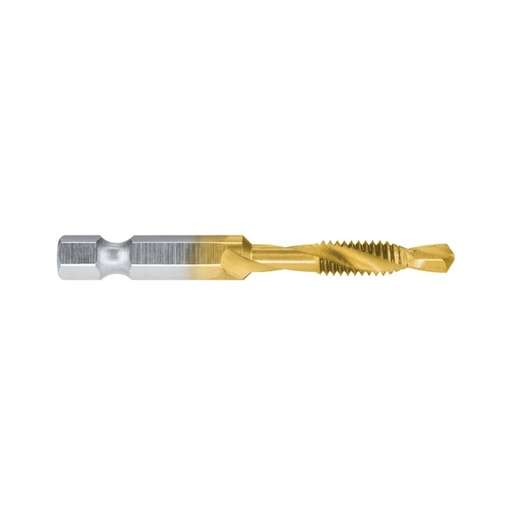 [170-DTUNC12G] UNC 12G x 24 HSS Combination Drill & Tap | TiN Coated