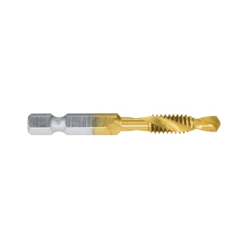 [170-DTUNC14] UNC 1/4 x 20 HSS Combination Drill & Tap | TiN Coated
