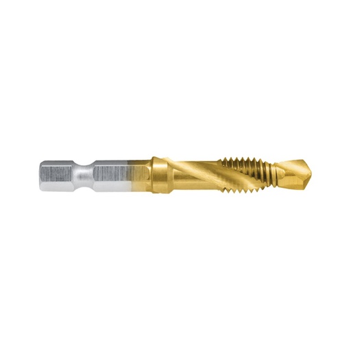 [170-DTUNC38] UNC 3/8 x 16 HSS Combination Drill & Tap | TiN Coated