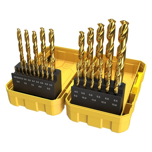 [170-SM26TP] 26 Piece | Alpha Gold Series Site Ready Metric Tuffbox Pro Drill Set
