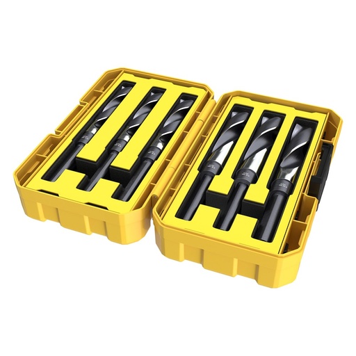 [170-SM6RTP-B] 6 Piece | Alpha Reduced Shank Metric Tuffbox Pro Drill Set | Bonus 120ml Lubricant