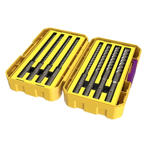 [170-SM8SPZTP] 8 Piece | Alpha Reo Head SDS 4 Head Cut Tuffbox Pro Drill Set