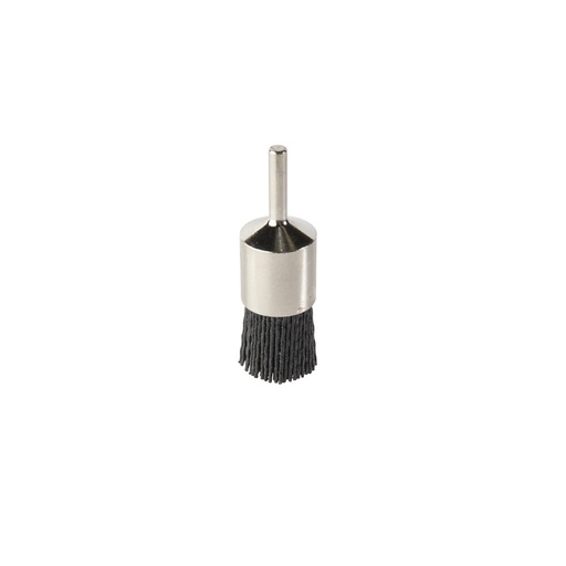 [170-GESH-10 0514032] End Brush Nylon #80 Grit Silicon Carbide 25mm Dia 6mm Dia Shank- Carded