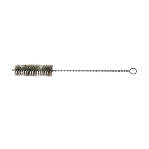 [170-TIS-08 1850830] Tube Brush Stainless Steel 0.1mm Wire 8mm Dia with Twisted Wire Handle - Bulk