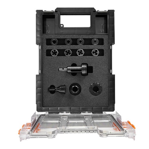 [170-115820-SET] VersaDrive 12 Piece ImpactaDie Imperial Kit - including Adapter/Collar   1/4, 5/16, 3/8, 1/2" UNC