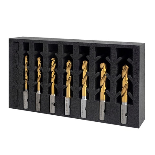 [170-209010-SET3] VersaDrive Cobalt Drill Set;5,6,6.8,8.0,8.5,10,10.2mm