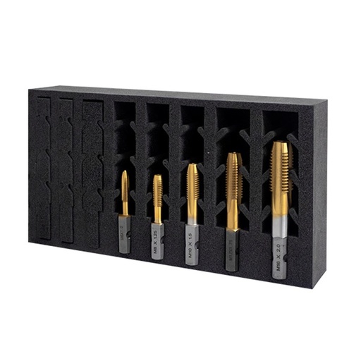 [170-308010-SET1] VersaDrive ImpactaTap 5 Pc Set: M6, M8, M10, M12, M16