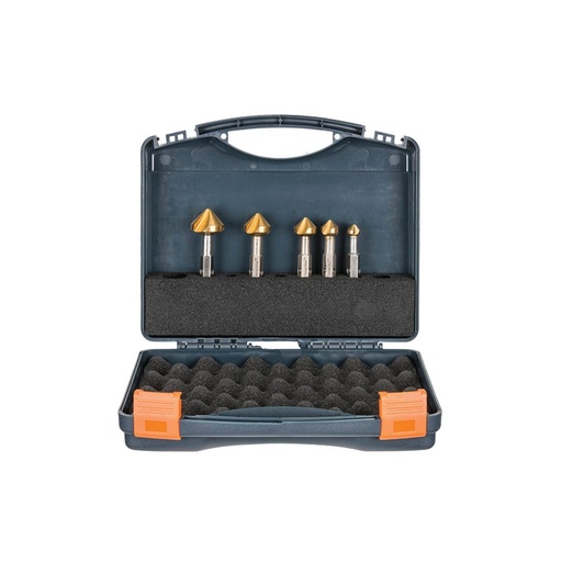 [170-603060-5SET] VersaDrive 90ø Countersink Set, 12.4,16.5,20.5,25,31mm