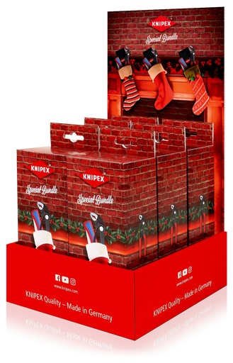 [180-001801V45] KNIPEX FESTIVE BUNDLE COUNTER DISPLAY