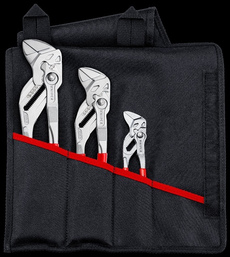 [180-001955S7] KNIPEX PLIERS WRENCH SET TOOL ROLL 3PC