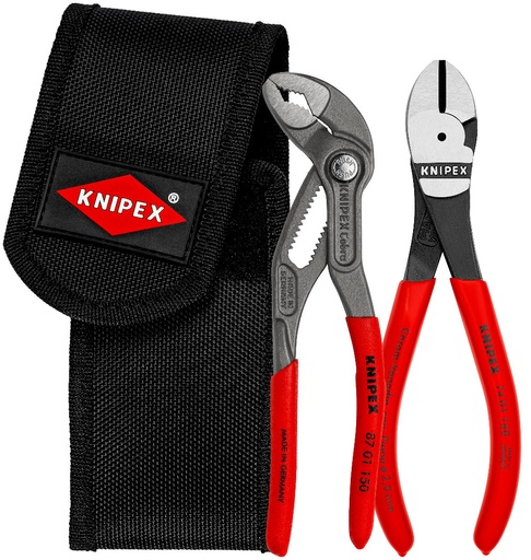 [180-002072V02] KNIPEX BELT POUCH W/ PLIERS 2 PIECE (AF)