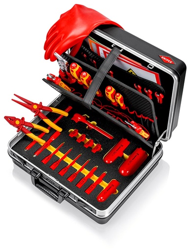 [180-002105EV] KNIPEX 1000V EV TOOL CASE 29PC