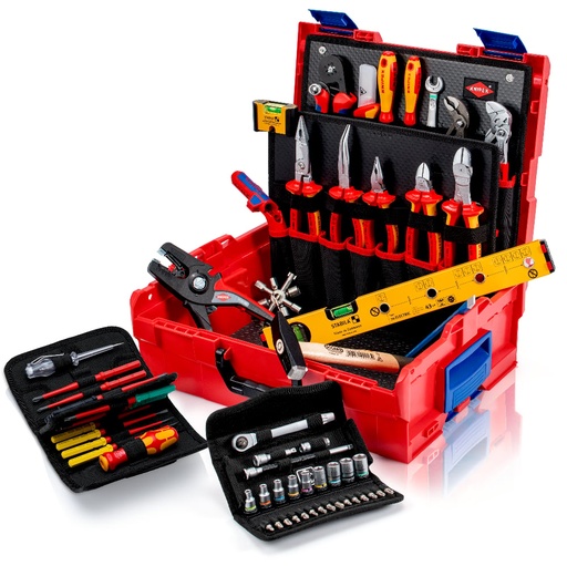 [180-002119LBE] KNIPEX L-BOXX ELECT TOOL CASE 65 PC (AF)