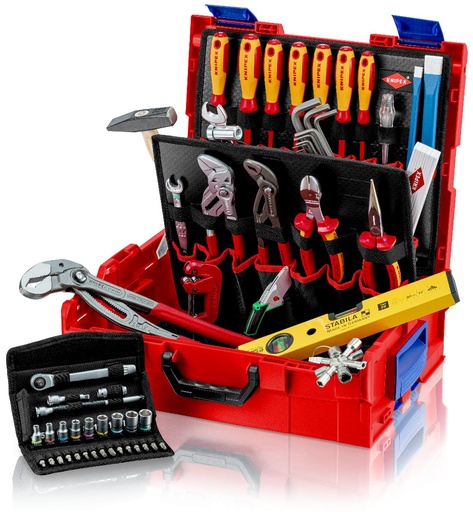 [180-002119LBS] KNIPEX L-BOXX PLUMB TOOL CASE 52 PC (AF)