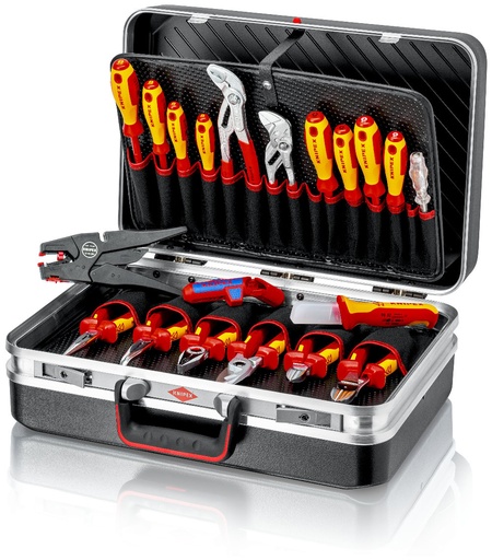 [180-002120] KNIPEX 1000V ELEKTRO TOOL SET 20PC