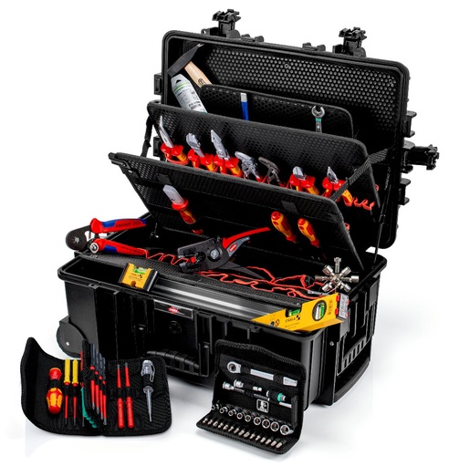 [180-002137] KNIPEX ELECTRIC TOOL SET 63 PIECE (AF)
