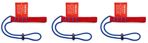 [180-005002TBK] KNIPEX TETHERING ADAPTOR STRAPS 3PK