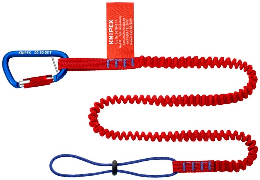 [180-005005TBK] KNIPEX TETHER WITH CARABINER (AF)
