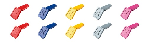 [180-006110CV01] KNIPEXTEND COLOURED CLIPS MIX 1 10PC