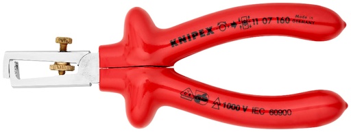 [180-1107160] KNIPEX 1000V WIRE STRIPPER 160MM