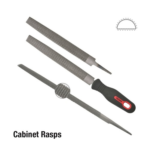 [180-121502BU] 121502BU Cabinet Rasp Second Cut - 300mm 12 Pk