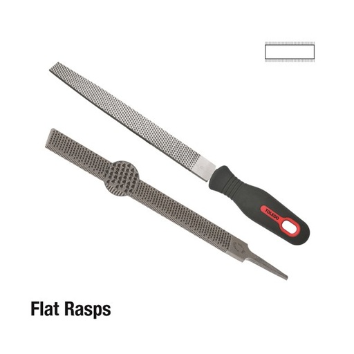 [180-131502CD] 131502CD Flat Rasp Second Cut - 250mm