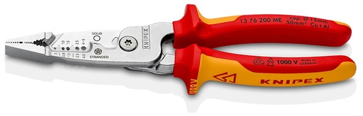 [180-1376200ME] KNIPEX 1000V WIRESTRIPPER METRIC 200MM
