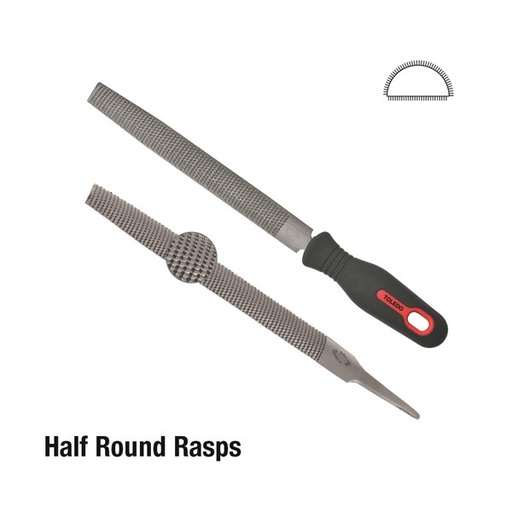 [180-141502CD] 141502CD Half Round Rasp Second Cut - 250mm