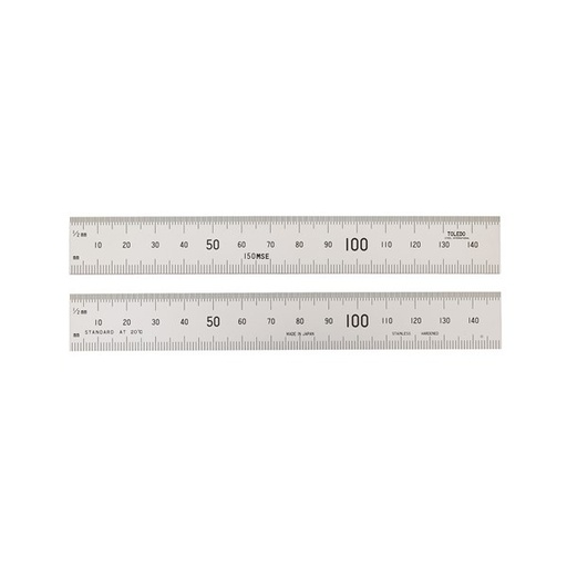 [180-150MSE] 150MSE Stainless Steel Double Sided Rule Metric - 150mm