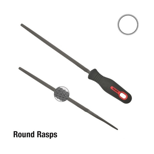 [180-151502CD] 151502CD Round Rasp Second Cut - 250mm