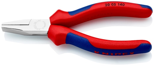 [180-2005140] KNIPEX FLAT NOSE PLIER 140MM (AF)