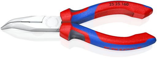 [180-2525160] KNIPEX SNIPE NOSE PLIERS BENT 160MM (AF)
