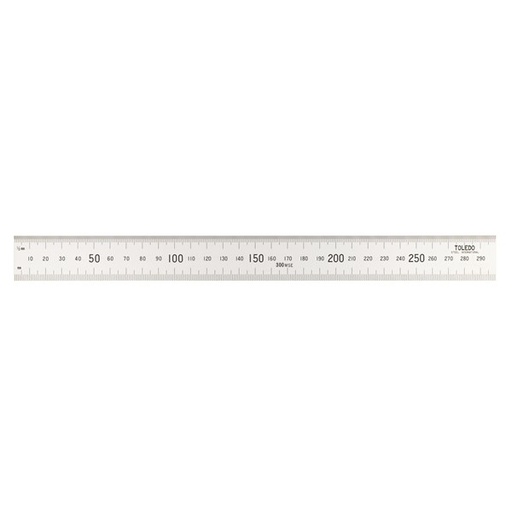 [180-300MSE] 300MSE Stainless Steel Double Sided Rule Metric - 300mm