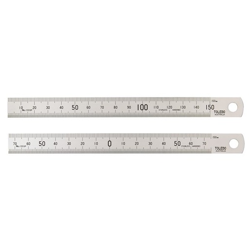[180-300SP] 300SP Stainless Steel Double Sided Rule Metric - 300mm