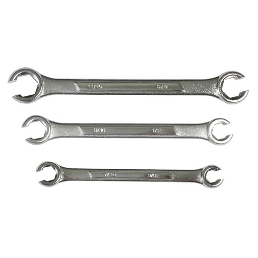 [180-301039] 301039 Flare Nut Wrench Set - Metric 3 Pc