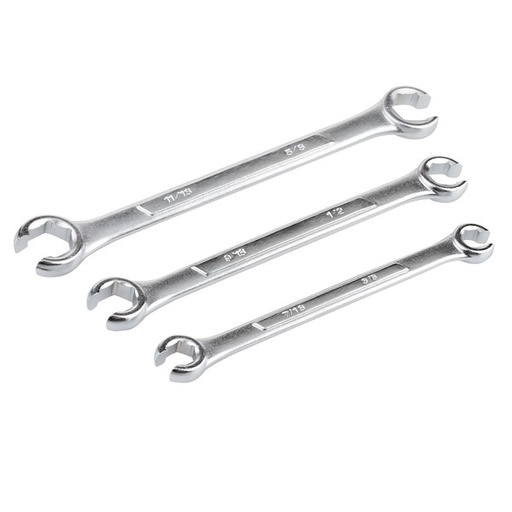 [180-301040] 301040 Flare Nut Wrench Set - SAE 3 Pc