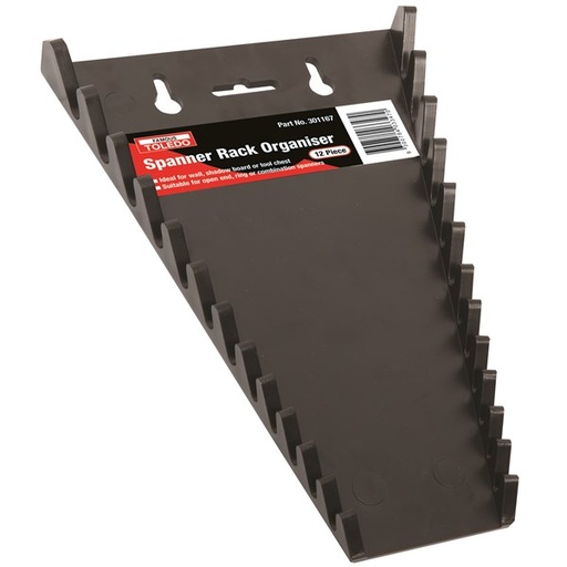 [180-301167] 301167 Spanner Rack Organiser - 12 Pc.