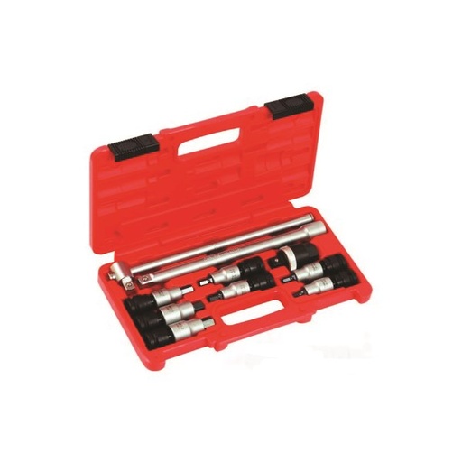 [180-301178] 301178 Universal Joint Socket Set (1/2” Sq. Dr.) SAE Hex 1/8"-3/8" 10 Pc.