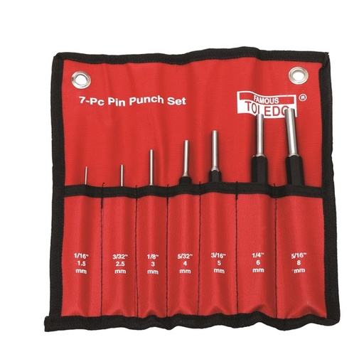[180-301181] 301181 Pin Punch Set - Heavy Duty 7 Pc.